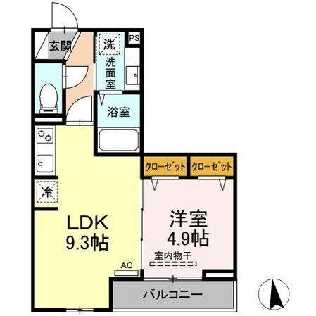 レクシア東葛西IIの物件間取画像